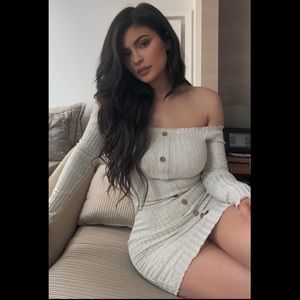 Fashion Nova Button Up Dress Kylie Jenner